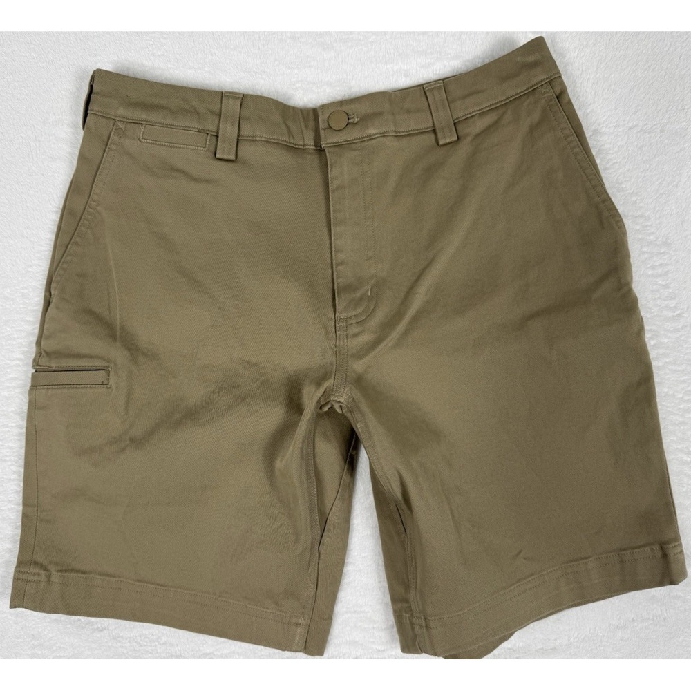 Duluth D flex Ballroom Chino shorts 32 Standard fit khaki
